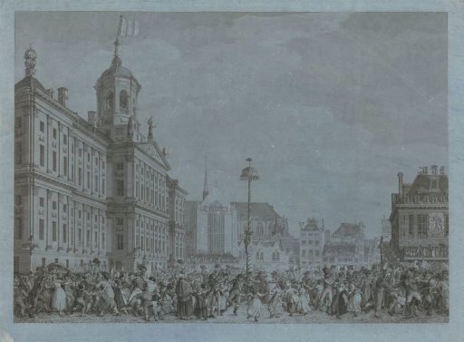 Festival of Liberty on the Dam in Amsterdam, March 4, 1795