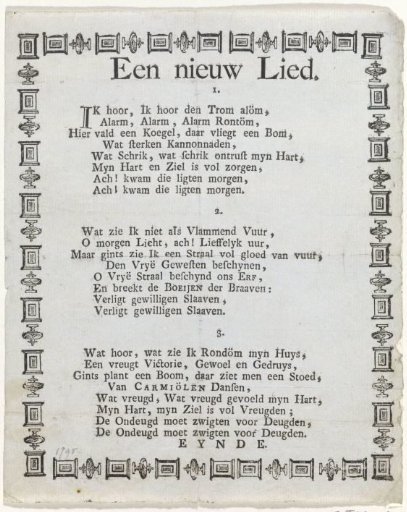 Song on Liberty, 1795