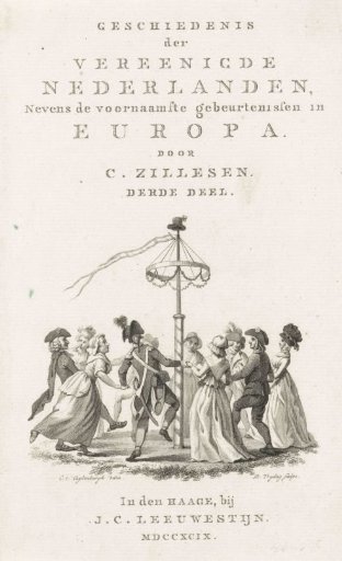 Title page of: C. Zillesen, History of the United Netherlands, together with the most important events in Europe, vol. 3, 1799