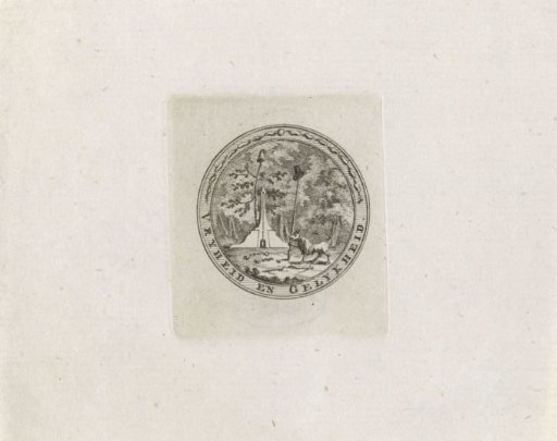 Vignette with a Keeshond, 1795