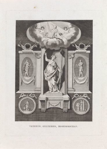 Allegory on Liberty, Equality and Fraternity, 1795