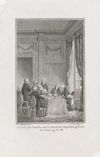 Signing of the alliance with France, 1795