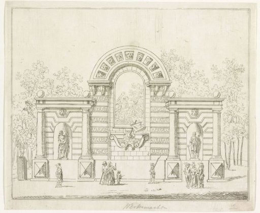 Destruction of the Aristocracy, decoration on the Westermarkt, 1795