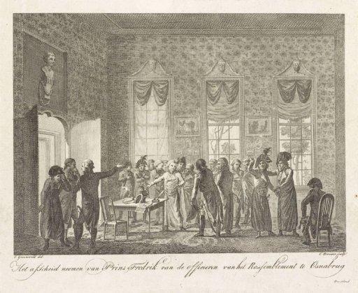 Prince Frederick Takes Leave of the Rassemblement at Osnabrück, 1795