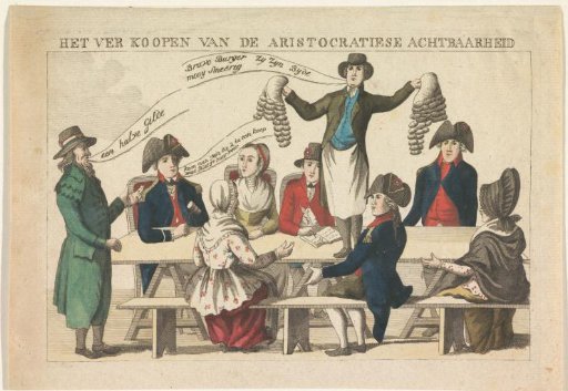 Caricature on the Aristocracy (2), 1795