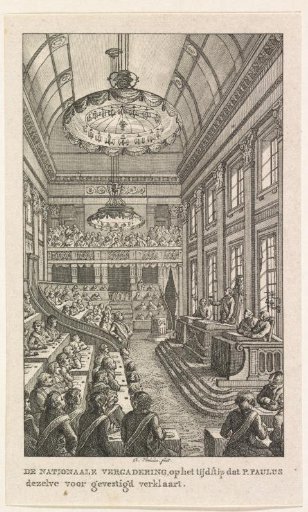 First National Assembly in The Hague, 1796