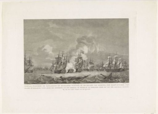 Naval battle at Kamperduin (end), 1797