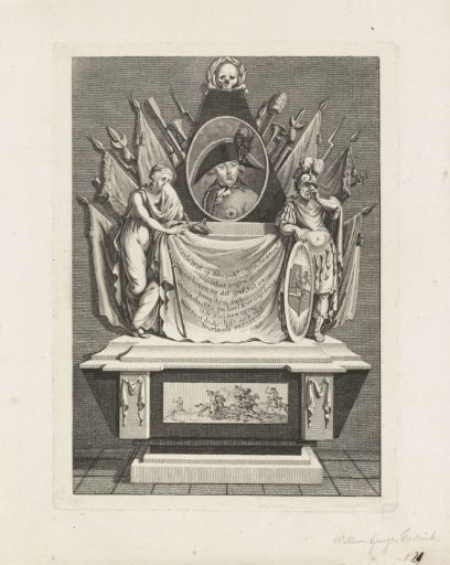 Allegorical Monument for Prince Frederick, 1799