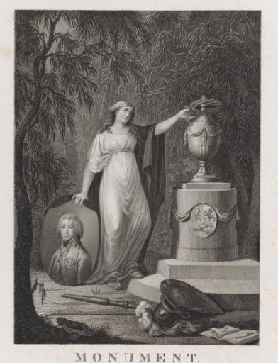 Allegorical Monument for Prince Frederick, 1799