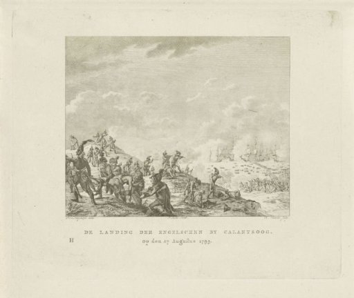 British Landing at Callantsoog, 1799