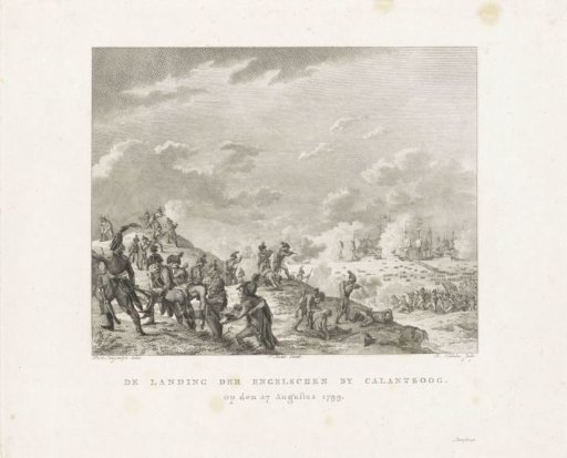 Landing of the British at Callantsoog, 1799