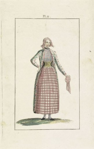 Costume of a woman from Hindeloopen