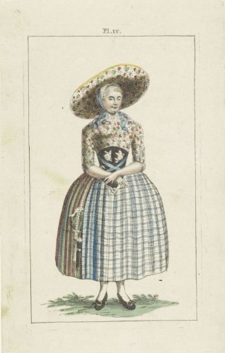 Costume of a woman from Zandam