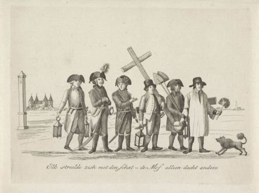 Treasure hunters of Muiden, 1800