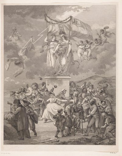 Joy at the Peace of Amiens, 1802