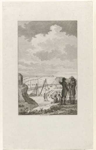 Construction of the Katwijk Canal, 1805