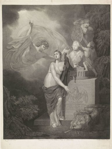 Allegory on the death of Prince William V, 1806