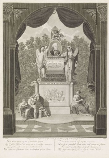Allegorical tomb monument for Prince William V, 1806