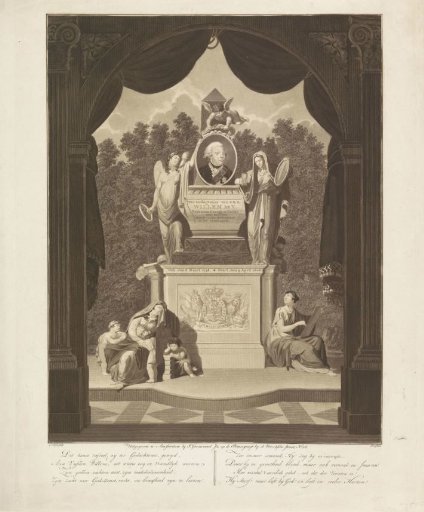 Allegorical tomb monument for Prince William V, 1806