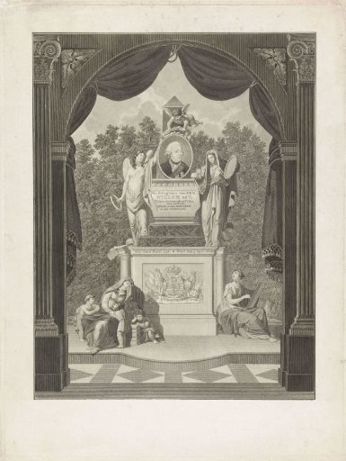 Allegorical tomb monument for Prince William V, 1806