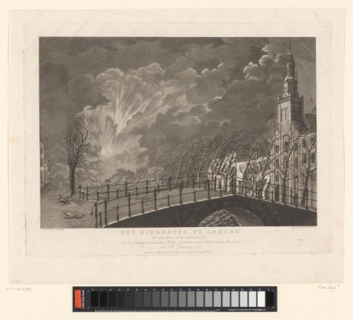 Gunpowder explosion in Leiden, 1807