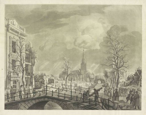 Ruins after the gunpowder explosion, 1807
