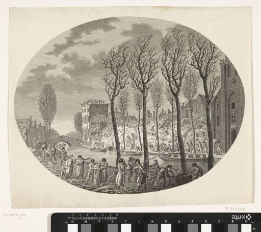 Ruins in Leiden after the Gunpowder Explosion, 1807