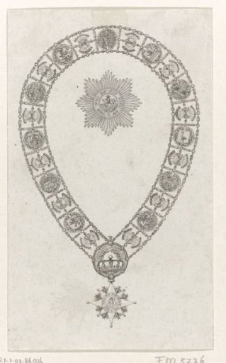 Order Chain with the Grand Cross of the Royal Order of Holland, 1807