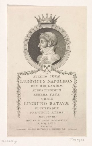 Bust of King Louis Napoleon, 1808