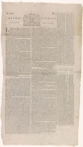 Leydse Courant of 21 January 1807