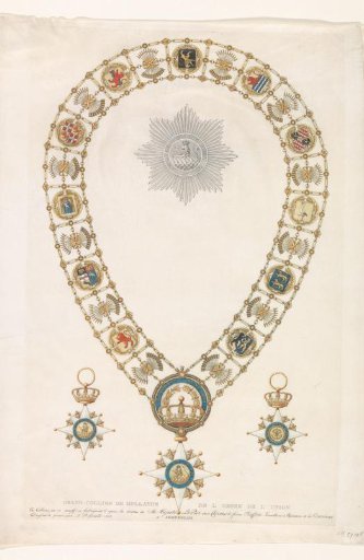 Order Chain with the Grand Cross of the Royal Order of Holland, 1807