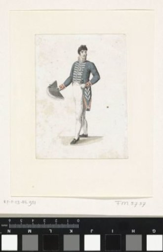 Man Dressed in the Costume of the Order of the Union