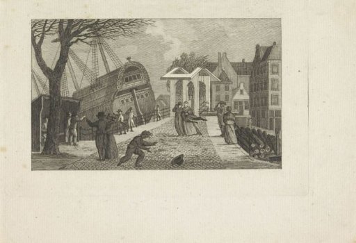 Severe Storm in Amsterdam, 1807