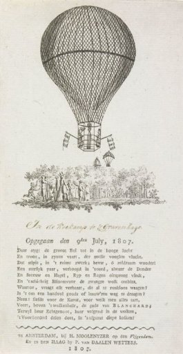 Balloon Flight of Blanchard, 1807
