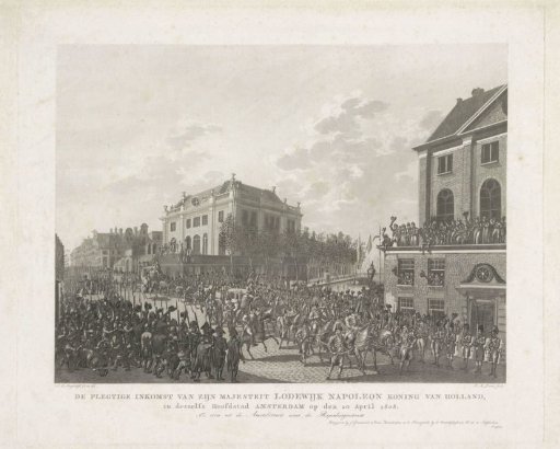 Arrival of Louis Napoleon in Amsterdam, 1808
