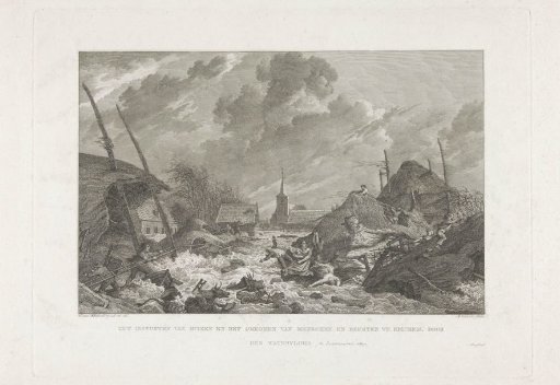 Flooding at Erichem, 1809