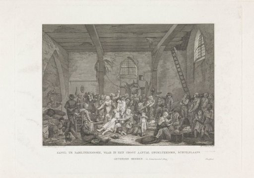 Rescue of victims in Babyloniënbroek, 1809