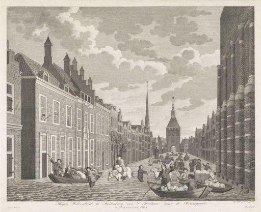 High water in Culemborg, 1809