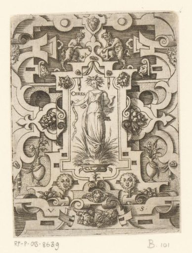 Ceres in an Ornamental Frame