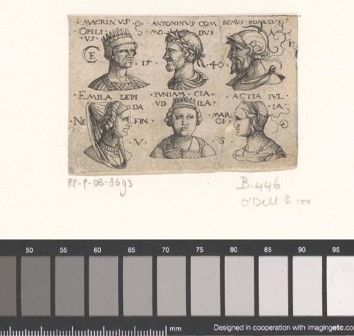 Busts of historical figures from antiquity