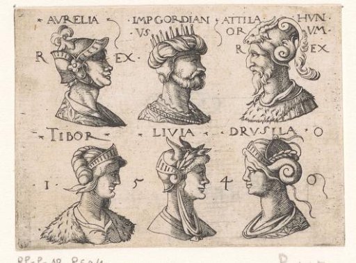 Busts of historical figures from antiquity