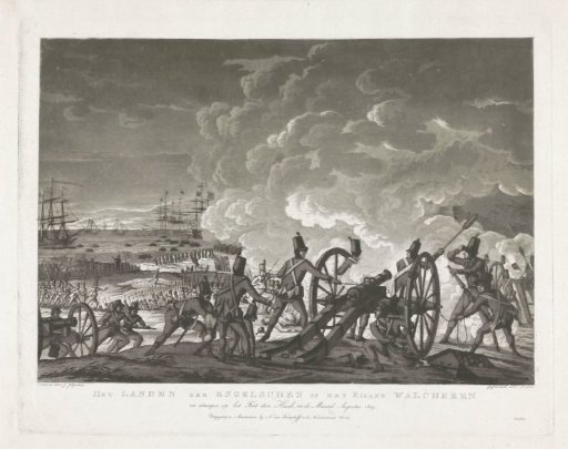 Landing of the British on Walcheren, 1809