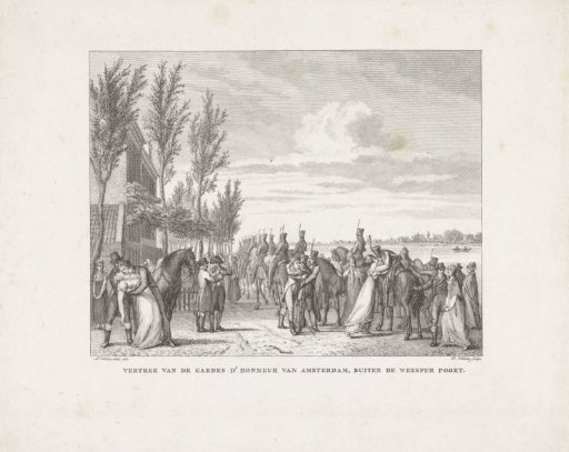 Departure of the Honorary Guards from Amsterdam, 1813