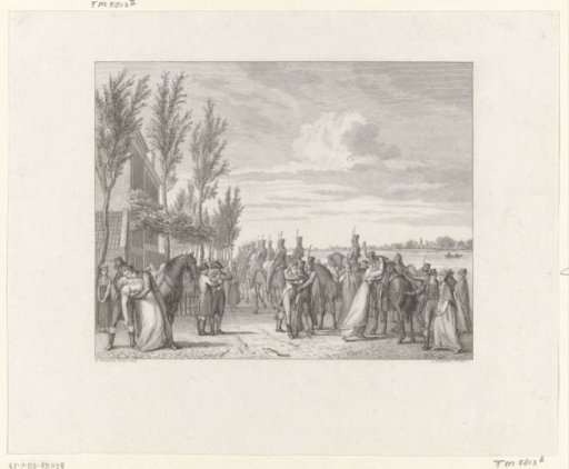 Departure of the Honorary Guards from Amsterdam, 1813