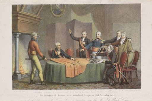 Acceptance of the High Government by the Triumvirate in the name of the Prince of Orange, 21 November 1813