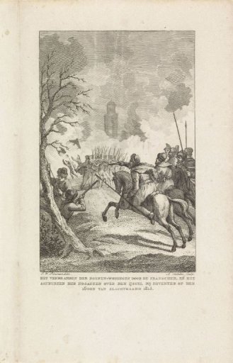 Battles between French and Cossacks at Deventer, 1813