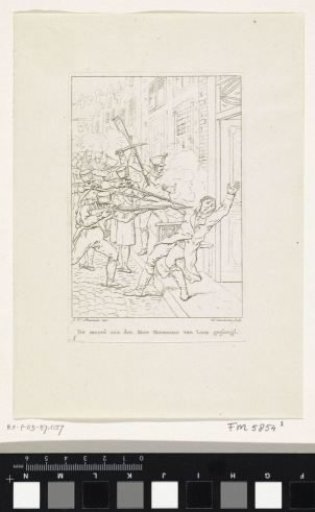 Murder in Woerden of H. van Loon, 1813