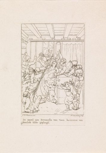 Murder in Woerden of P. van Veen, 1813