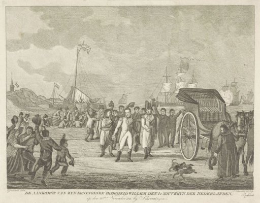 Arrival of the Prince of Orange at Scheveningen, 1813