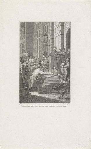 Prince of Orange in The Hague, 1813